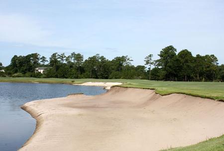 True Blue golf course - you better stay focused for this Myrtle Beach golf tester!