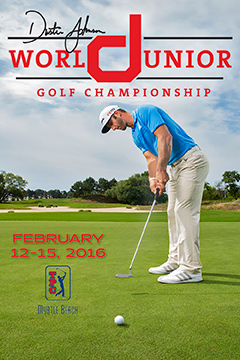 The Dustin Johnson World Junior Golf Championship to be held in Myrtle Beach, February 2016