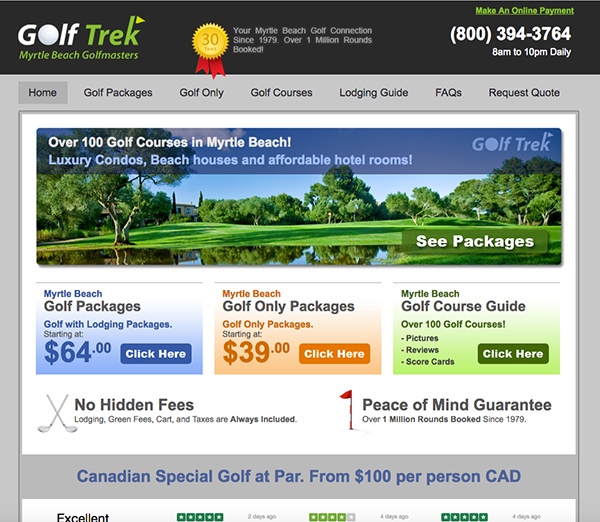 Click to visit the Golf Trek Myrtle Beach GolfMasters website!