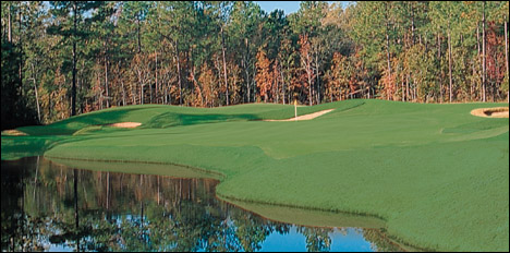 The 11th hole on the Parkland Course is the Myrtle Beach golf hole of the week